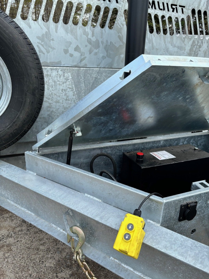 New 2024 Triumph 7x14 HD Dump Trailer / Galvanized / 8" I-beam frame/ tarp kit & ramps/ 14k GVW