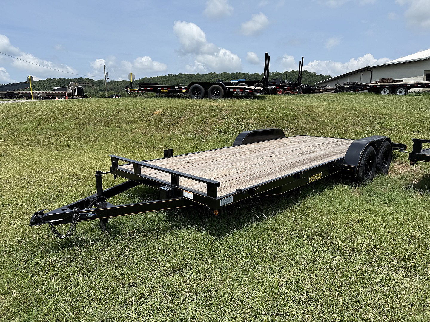 New 2025 P & T Trailers 7K 20' CARHAULER 2 BRK Car Hauler