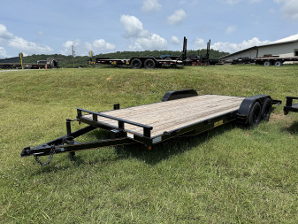 New 2025 P & T Trailers 7K 20' CARHAULER 2 BRK Car Hauler