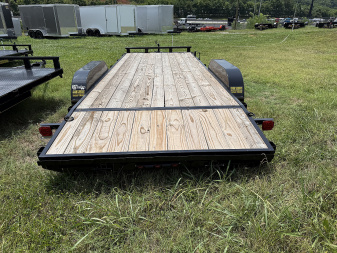 New 2025 P & T Trailers 7K 20' CARHAULER 2 BRK Car Hauler