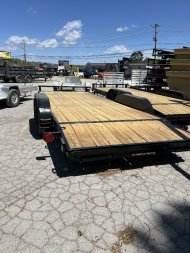 New 2025 P & T Trailers 7K 20' CARHAULER 2 BRK Car Hauler