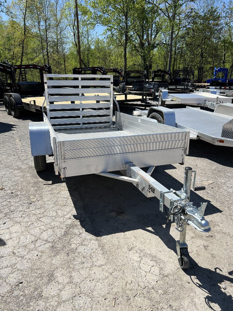 New 2025 Aluma 548ESA-S-TG 12" SIDES 13" WHEEL Utility Trailer