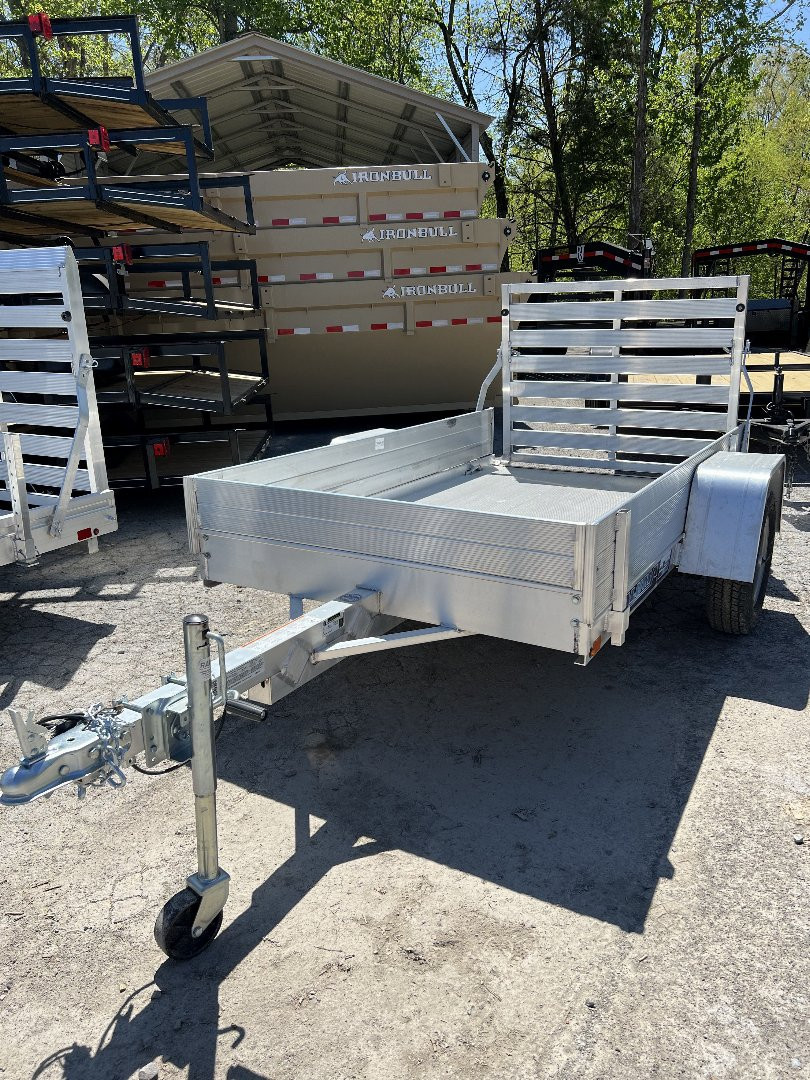 New 2025 Aluma 548ESA-S-TG 12" SIDES 13" WHEEL Utility Trailer