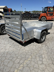 New 2025 Aluma 548ESA-S-TG 12" SIDES 13" WHEEL Utility Trailer