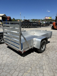 New 2025 Aluma 548ESA-S-TG 12" SIDES 13" WHEEL Utility Trailer