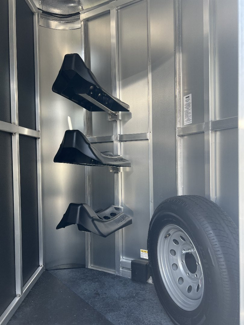New 2025 Shadow 3 HORSE SLANT STABLELITE Stock / Stock Combo Trailer