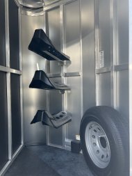 New 2025 Shadow 3 HORSE SLANT STABLELITE Stock / Stock Combo Trailer