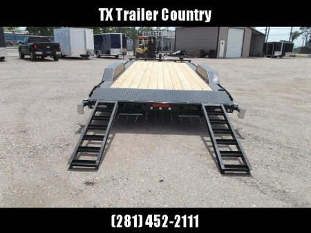 New 2026 MAXX-D 102x20 H8X 16K Equipment Hauler / Car Hauler / Drive Over Fenders / 8,000# Axles / 8" Heavy Duty Frame / Powder Coated / LEDs / 5ft Stand Up Equipment Ramps