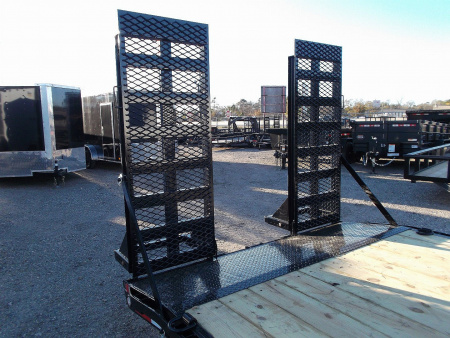 New 2026 MAXX-D 102x20 H8X 16K Equipment Hauler / Car Hauler / Drive Over Fenders / 8,000# Axles / 8" Heavy Duty Frame / Powder Coated / LEDs / 5ft Stand Up Equipment Ramps