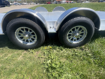 New 2025 Aluma 8222H-RAMPS-5200# AXLES Car Hauler