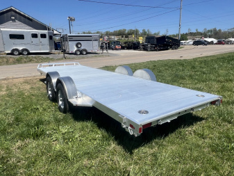 New 2025 Aluma 8222H-RAMPS-5200# AXLES Car Hauler