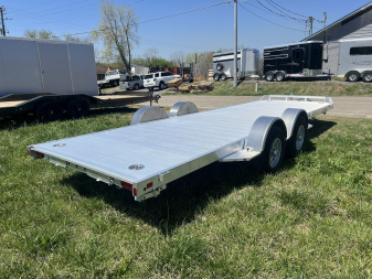 New 2025 Aluma 8222H-RAMPS-5200# AXLES Car Hauler