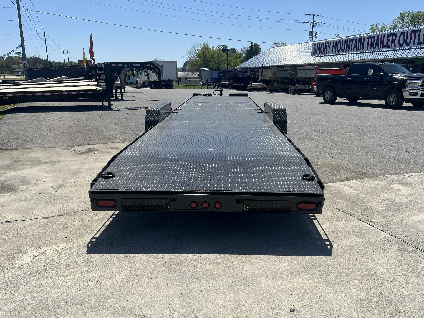 New 2025 P & T Trailers 82x33+3 Steel Carhauler 14K Car Hauler