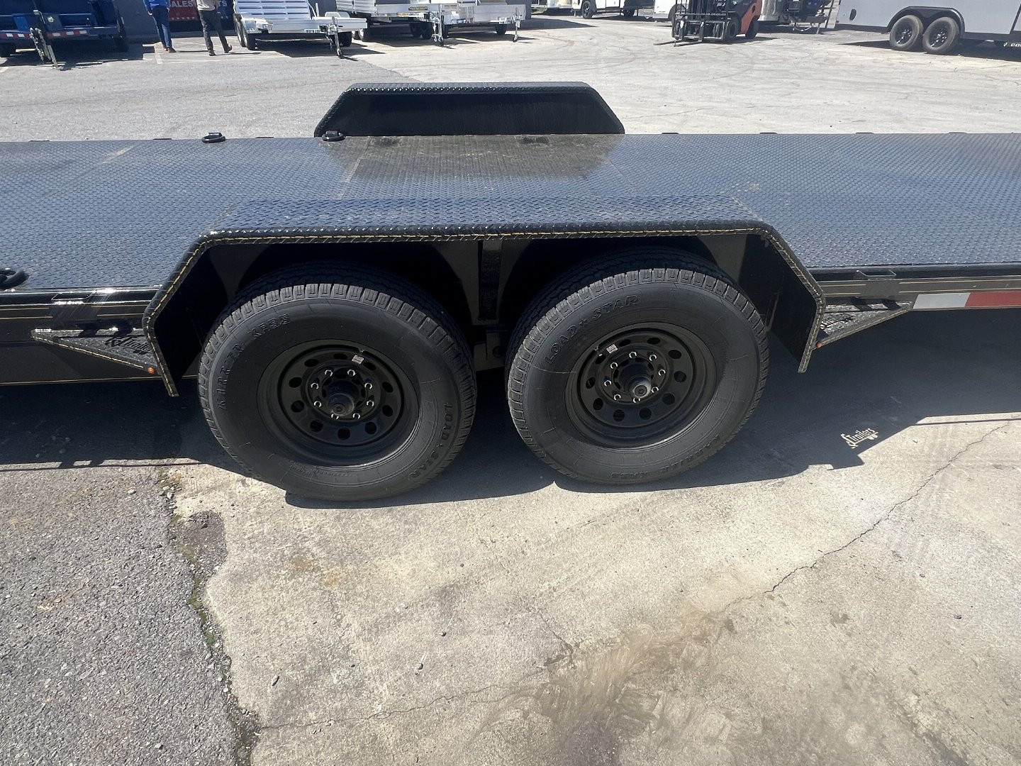 New 2025 P & T Trailers 82x33+3 Steel Carhauler 14K Car Hauler