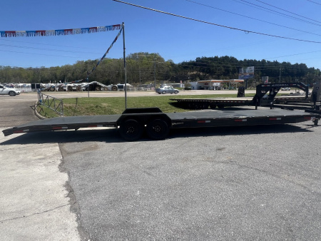 New 2025 P & T Trailers 82x33+3 Steel Carhauler 14K Car Hauler