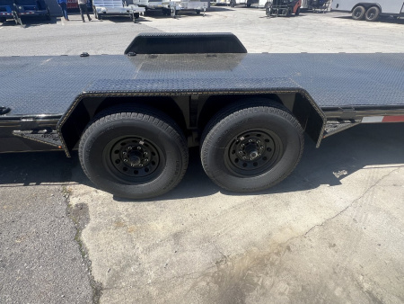 New 2025 P & T Trailers 82x33+3 Steel Carhauler 14K Car Hauler