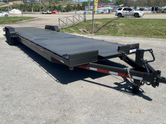 New 2025 Smokey Mountain Trailers 82x33+3 Steel Carhauler 16k Car Hauler