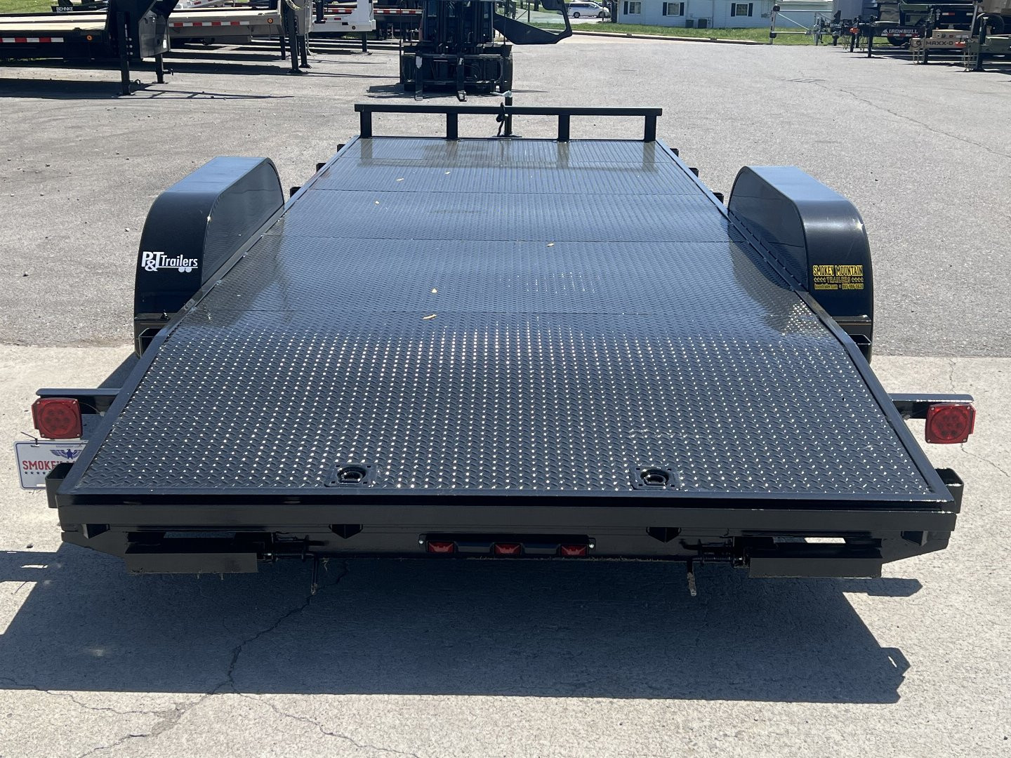 New 2025 P & T Trailers 82x20 7k Steel Carhauler Car Hauler