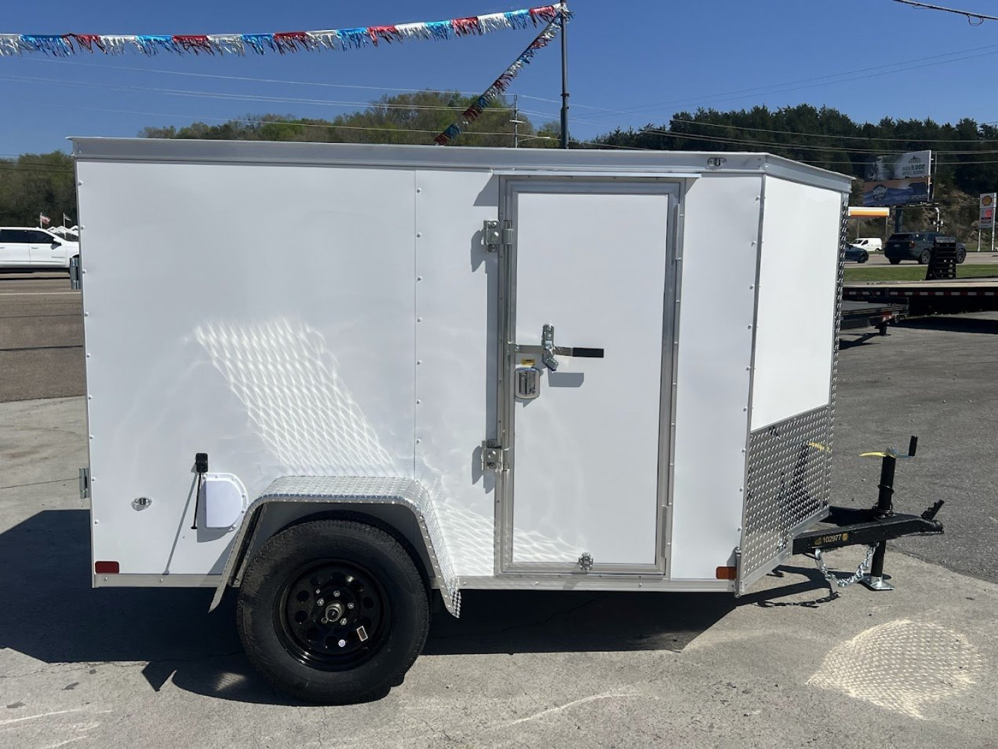 New 2025 Covered Wagon Trailers 5X8 barn doors Cargo / Enclosed Trailer