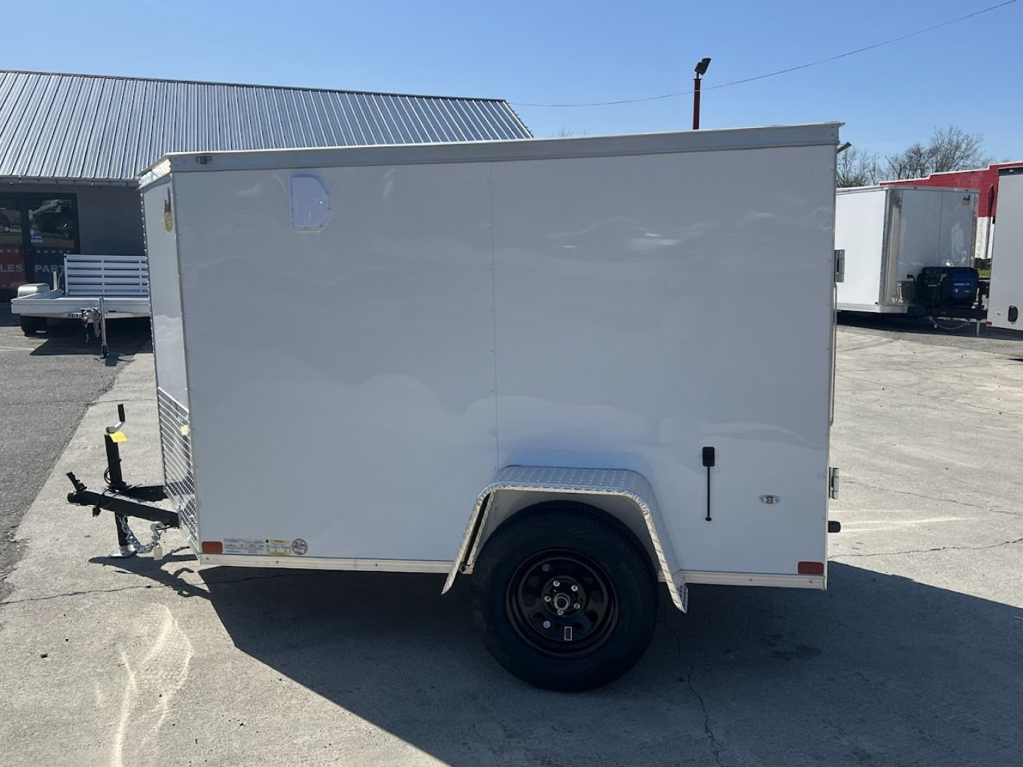 New 2025 Covered Wagon Trailers 5X8 barn doors Cargo / Enclosed Trailer