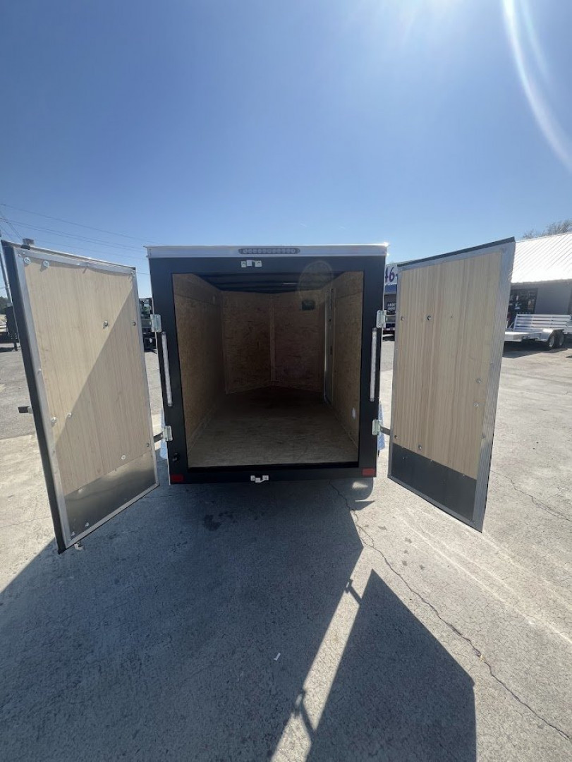 New 2025 Covered Wagon Trailers 5X8 barn doors Cargo / Enclosed Trailer