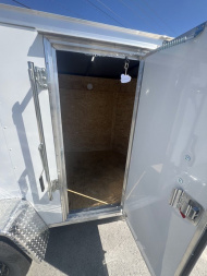 New 2025 Covered Wagon Trailers 5X8 barn doors Cargo / Enclosed Trailer