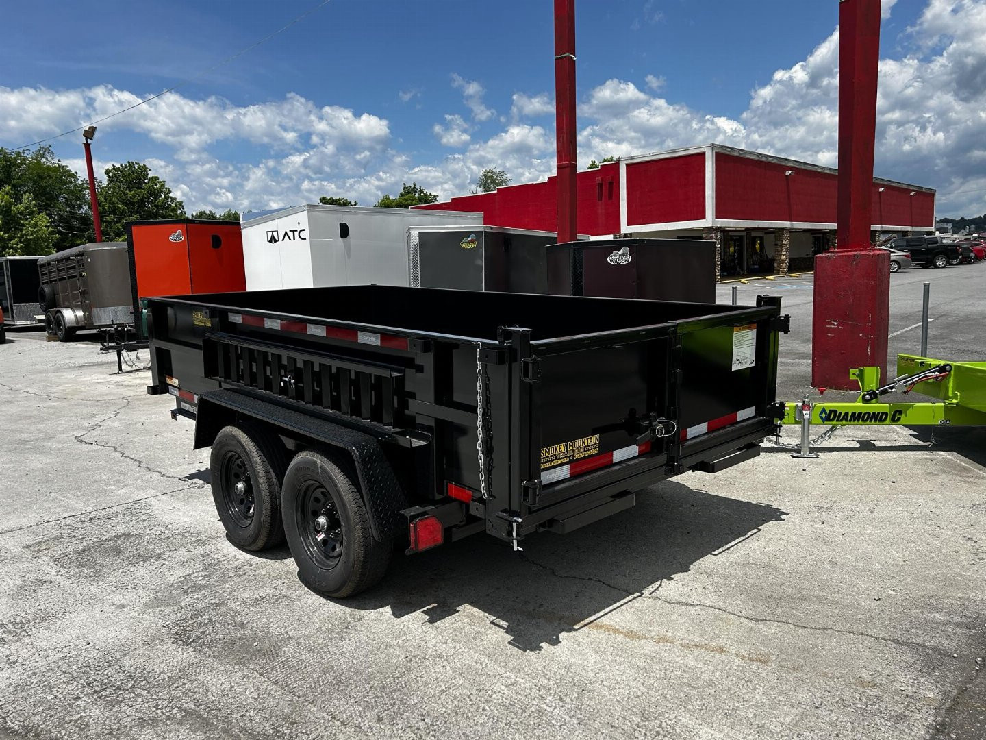 New 2025 Carry-On 6x12 w/ ramps 10K Dump Trailer