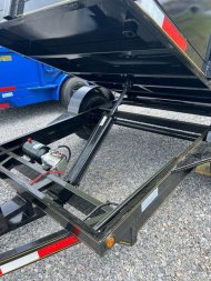 New 2025 P & T Trailers 5K 5X8 3 WAY GATE Dump Trailer