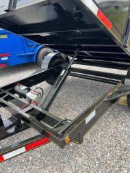 New 2025 P & T Trailers 5K 5X8 3 WAY GATE Dump Trailer