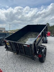 New 2025 P & T Trailers 5K 5X8 3 WAY GATE Dump Trailer