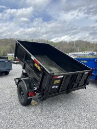 New 2025 P & T Trailers 5K 5X8 3 WAY GATE Dump Trailer