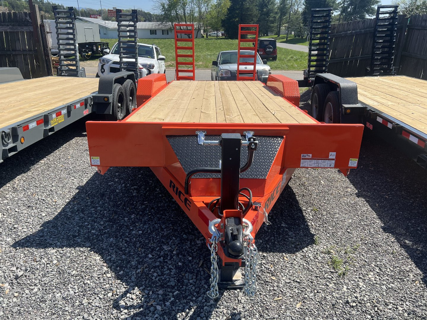 New 2025 Rice Trailers 18+2 14K Equipment Trailer