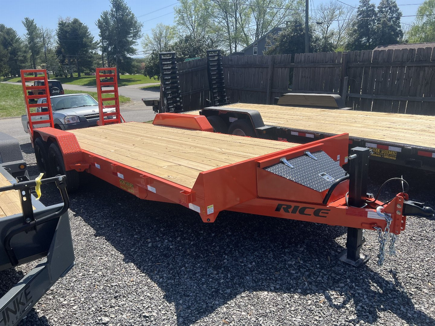 New 2025 Rice Trailers 18+2 14K Equipment Trailer