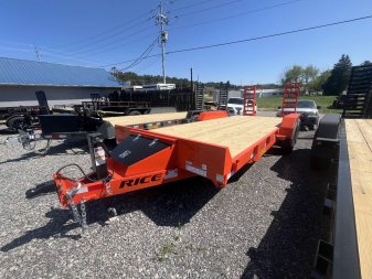 New 2025 Rice Trailers 18+2 14K Equipment Trailer