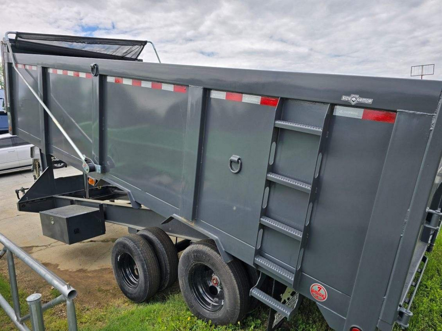 New 2025 Iron Bull DMG 8.5X20 Dump Trailer