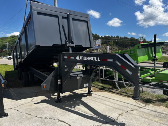 New 2025 Iron Bull DMG 8.5X20 Dump Trailer