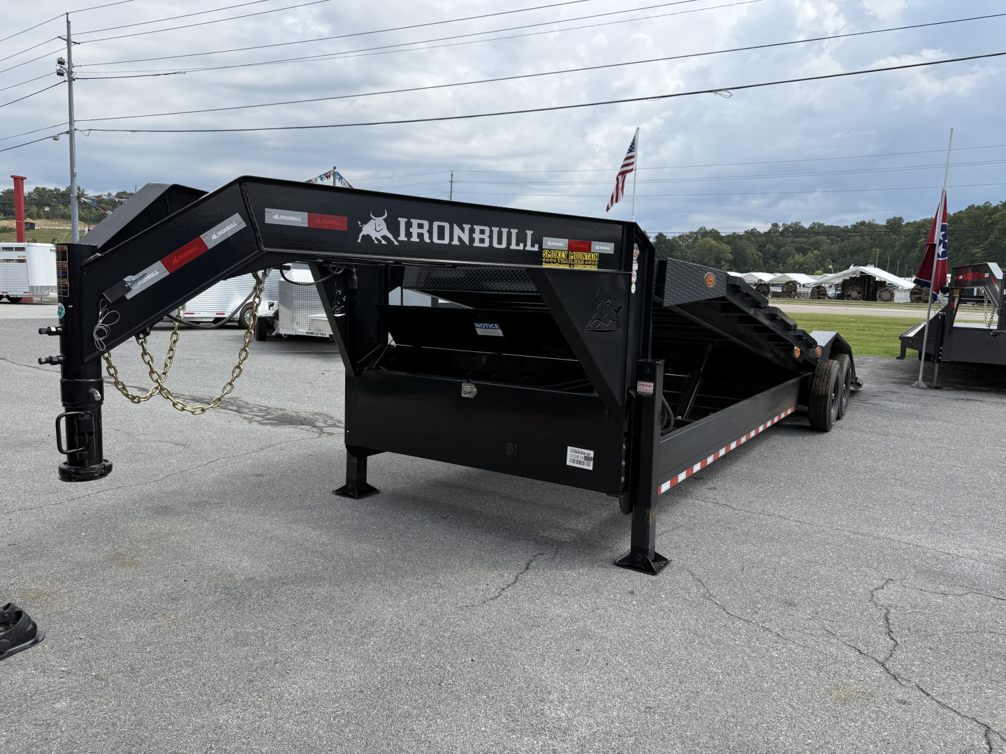 New 2025 Iron Bull TLG FULL TILT DOF Equipment Trailer