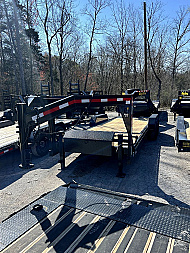 New 2025 P & T Trailers 82X22 14K FULL TILT GOOSENECK Equipment Trailer