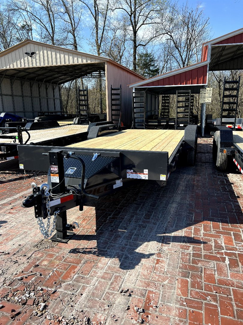 New 2025 Rice Trailers 18+2MAGNUM GREY Equipment Trailer