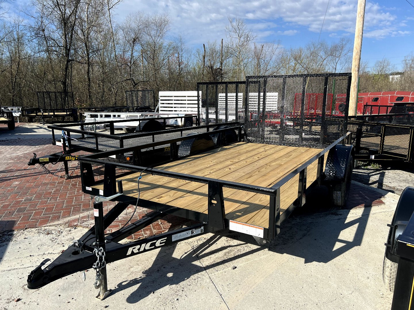 New 2025 Rice Trailers 6.5X12 SA Utility Trailer