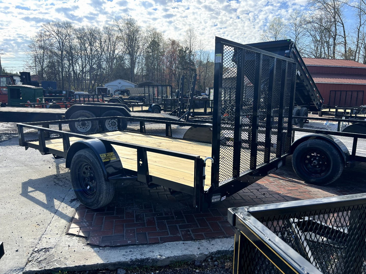 New 2025 Rice Trailers 6.5X12 SA Utility Trailer