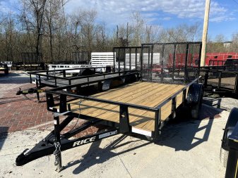 New 2025 Rice Trailers 6.5X12 SA Utility Trailer