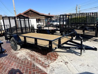New 2025 Rice Trailers 6.5X12 SA Utility Trailer