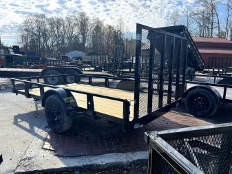 New 2025 Rice Trailers 6.5X12 SA Utility Trailer