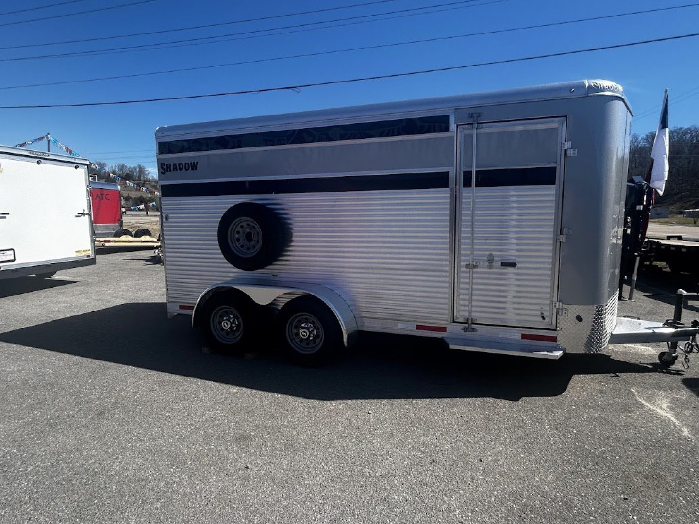 New 2025 Shadow 16' Rancher All Aluminum 6 Lug Stock / Stock Combo Trailer