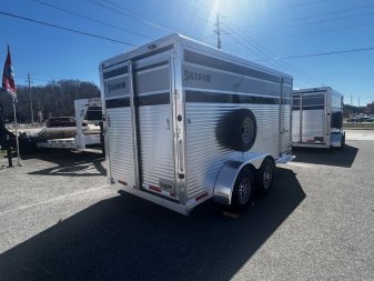 New 2025 Shadow 16' Rancher All Aluminum 6 Lug Stock / Stock Combo Trailer