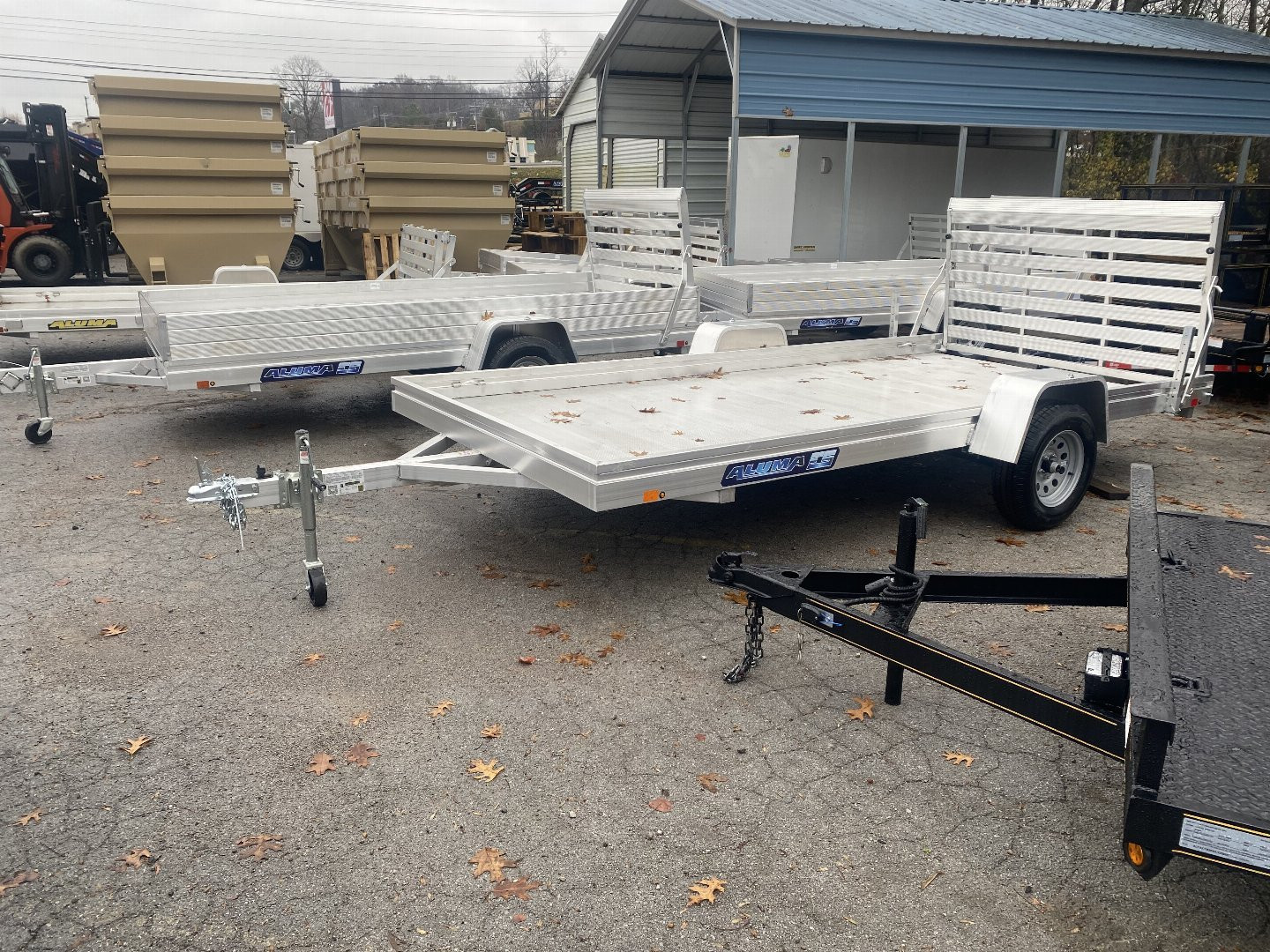 New 2025 Aluma 6812H-ESA-S-TG Utility Trailer