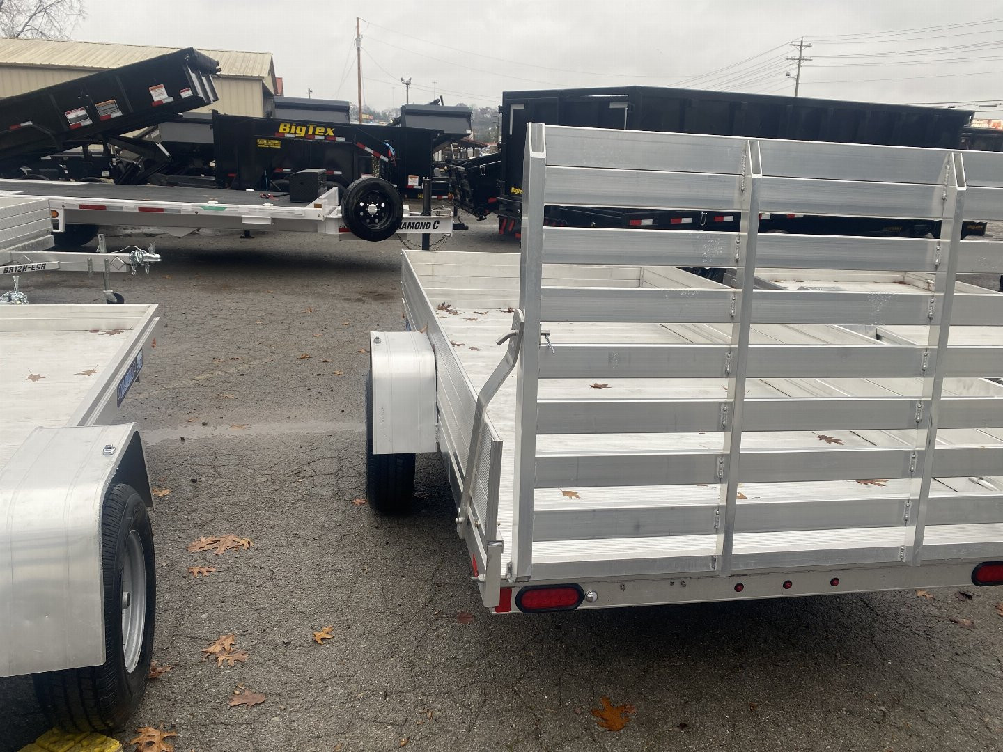 New 2025 Aluma 6812H-ESA-S-TG Utility Trailer