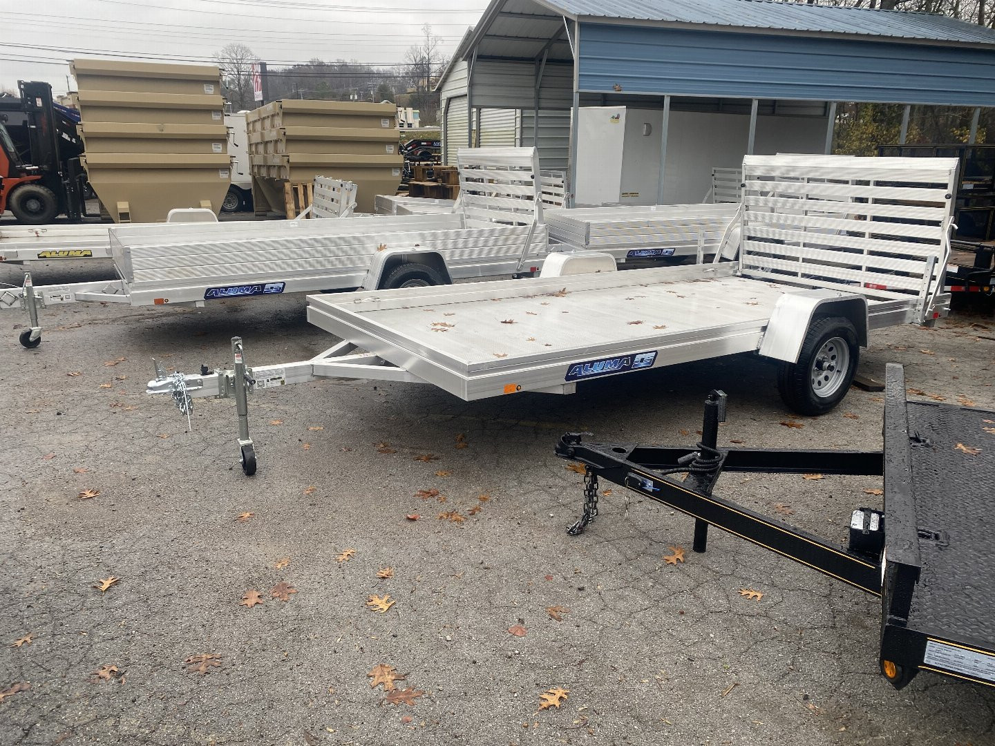 New 2025 Aluma 6812H-ESA-S-TG Utility Trailer