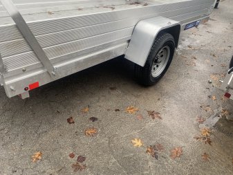 New 2025 Aluma 6812H-ESA-S-TG Utility Trailer